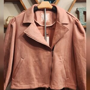 NWT Lauren Conrad Suede Jacket XL 🩷